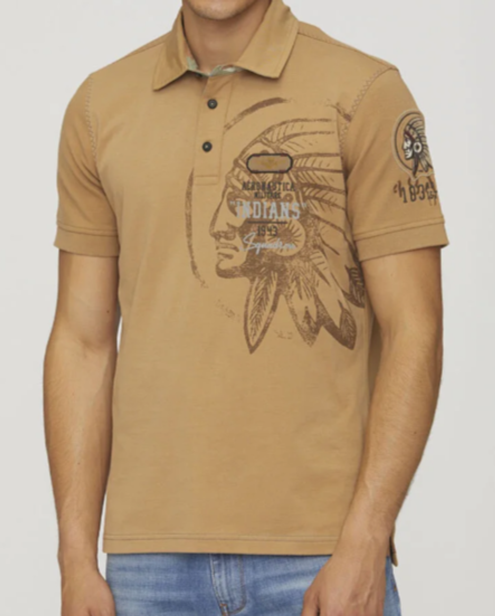 Футболка с воротом поло