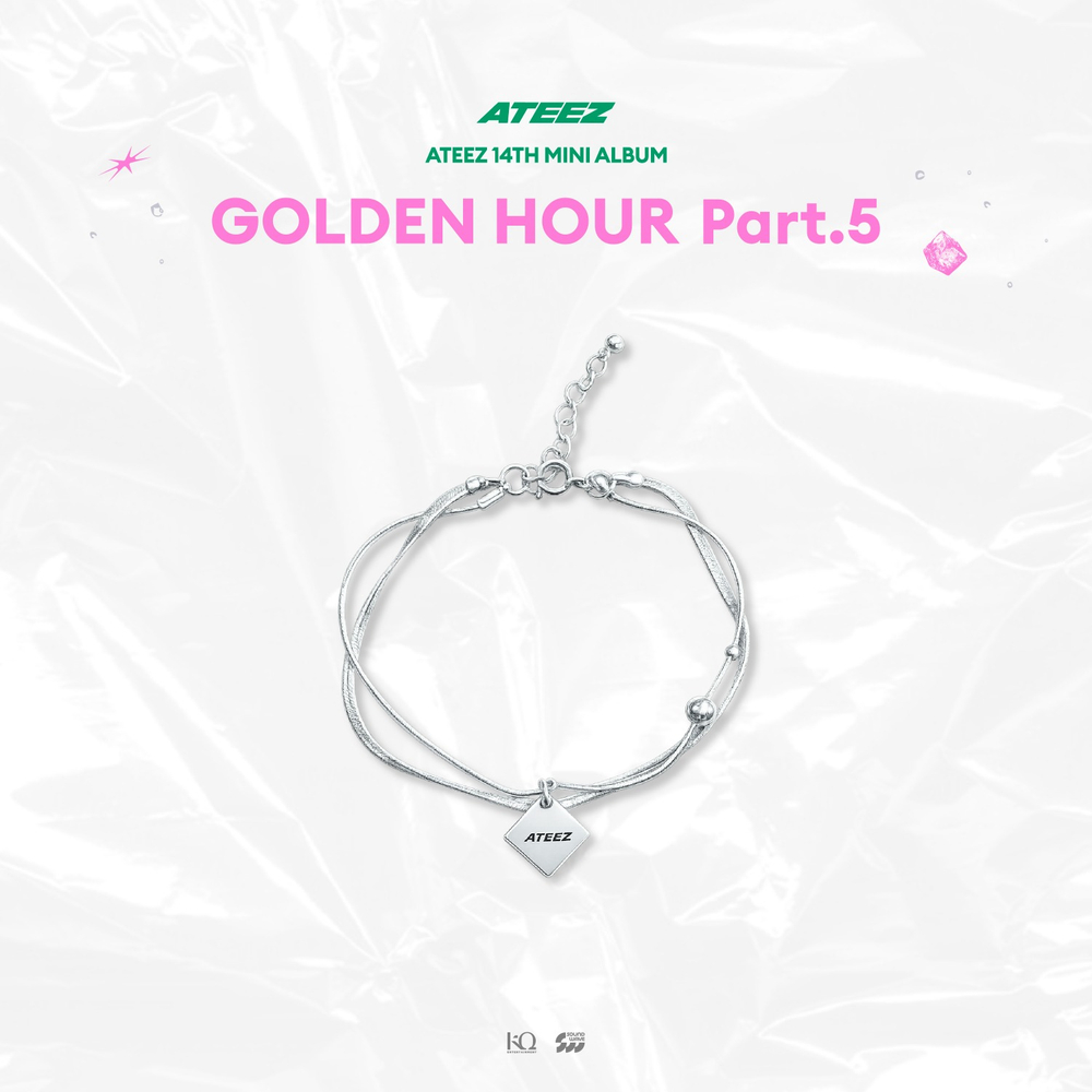 Мерч ATEEZ GOLDEN HOUR : Part.5 - SILVER BRACELET (Браслет)
