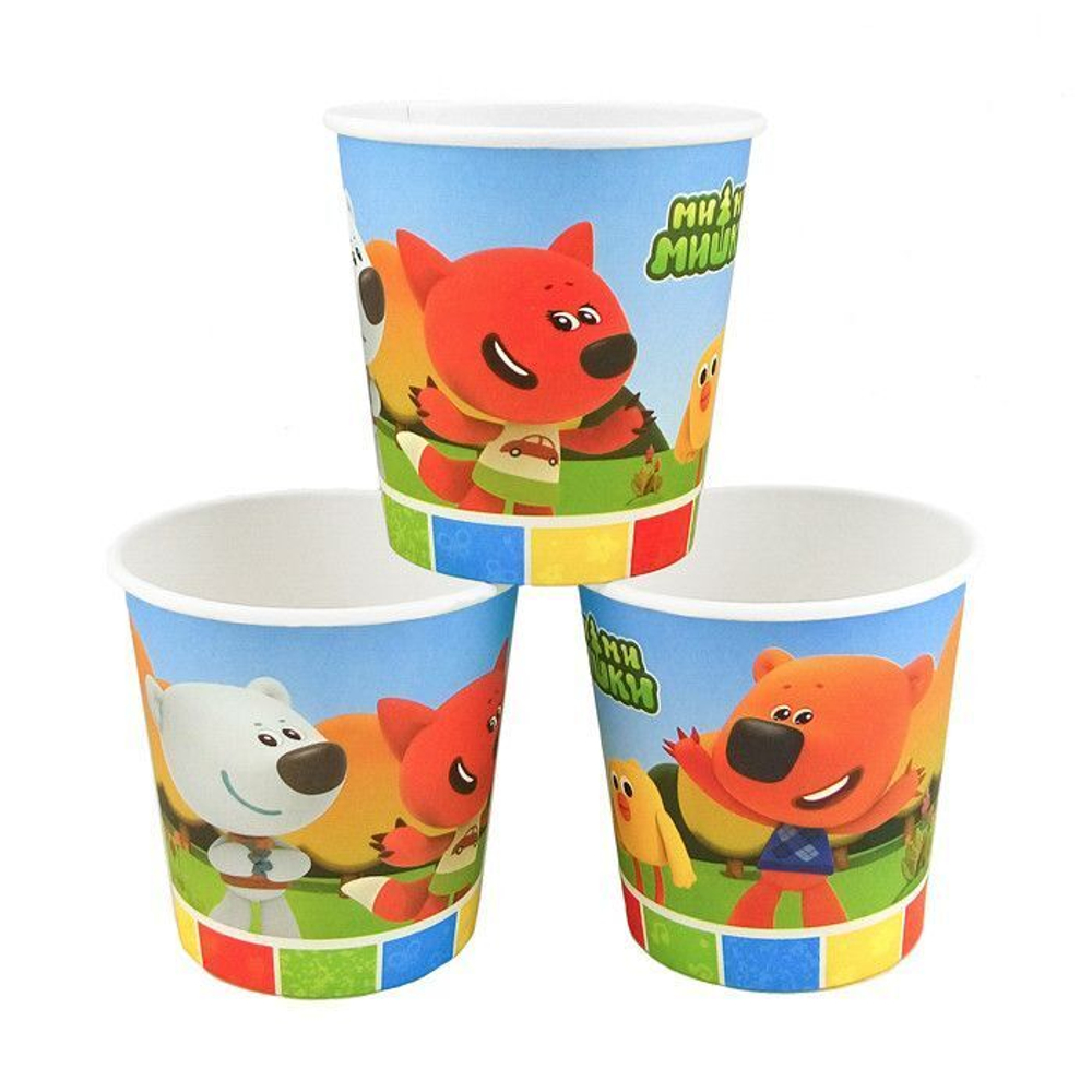 Стаканы "Ми-Ми-Мишки", 190 мл, 6 шт.