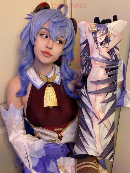 Мини дакимакура Альбедо (Владыка) из Владыка арт. M0754, 60х20 см