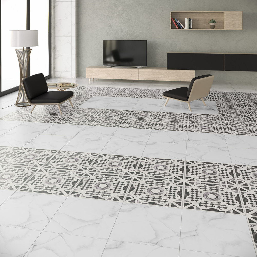 Керамогранит Gracia Ceramica Casa Blanca белый PG01 600х600х10 мм (4 шт.=1,44 кв.м)