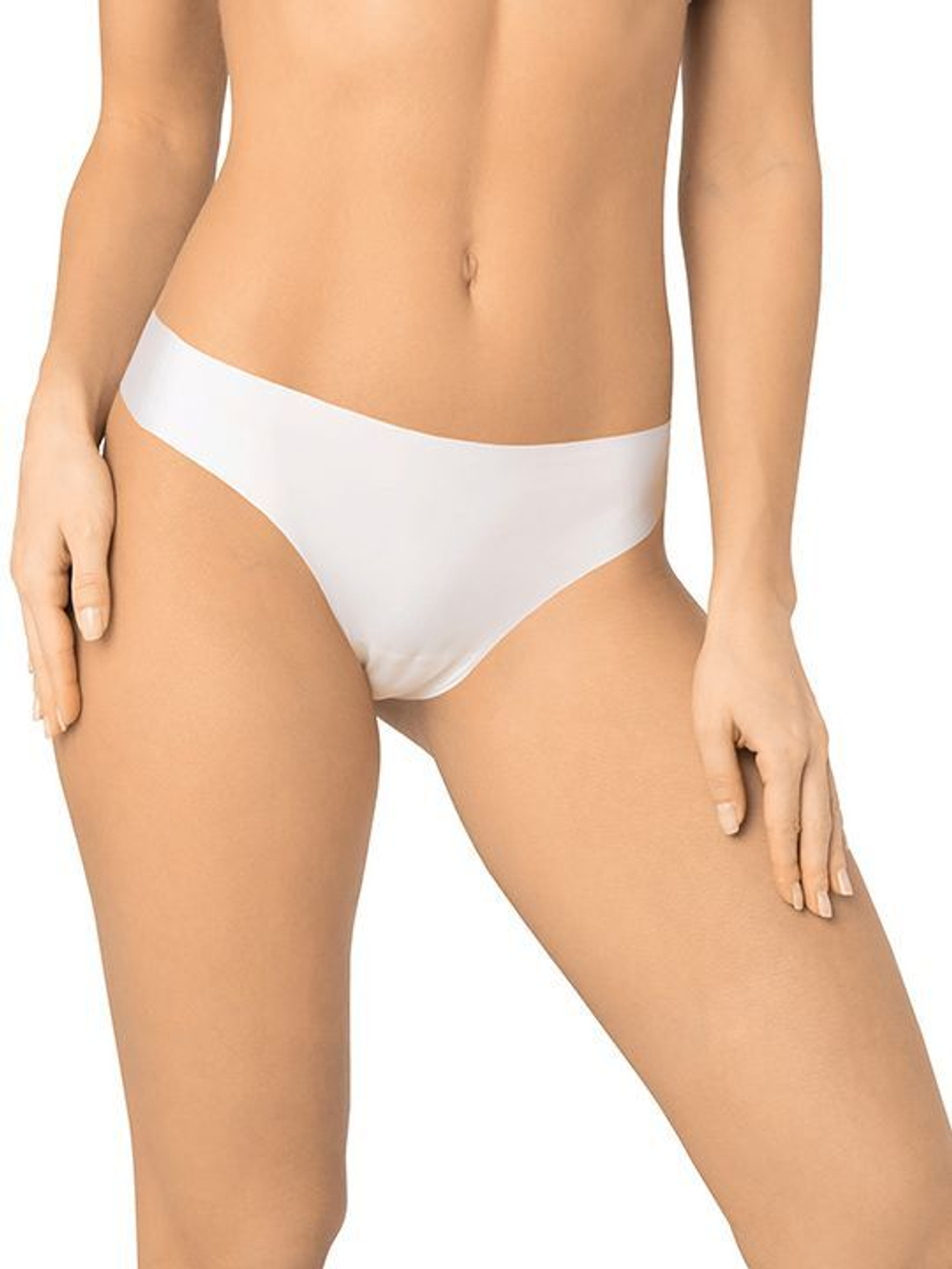 Бесшовные трусики-стринги (Размер: M) (Цвет: черный)