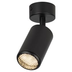 Светильник настенно-потолочный спот ЭРА OL55 BK MR16 GU10 IP20 черный | Накладные светильники