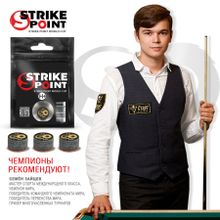 Наклейка для кия 13мм STRIKE POINT World CUP H+, с фиброй