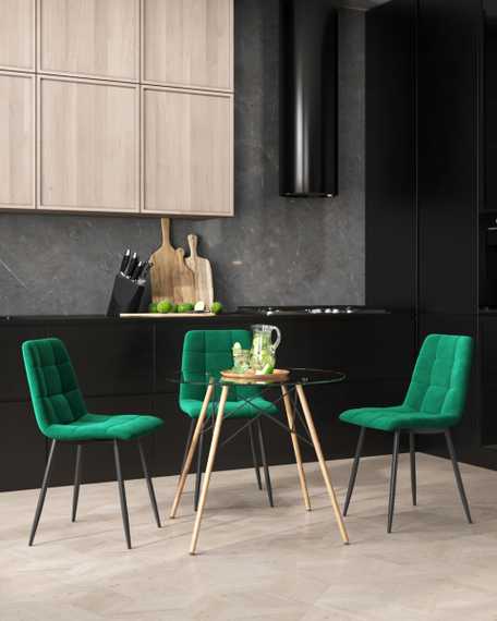 EAMES DSW NEW D=80 стекло