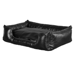 Лежанка со съемных чехлом из экокожи разборная для большой собаки размер XL Царь-Лежанка Lapalandia