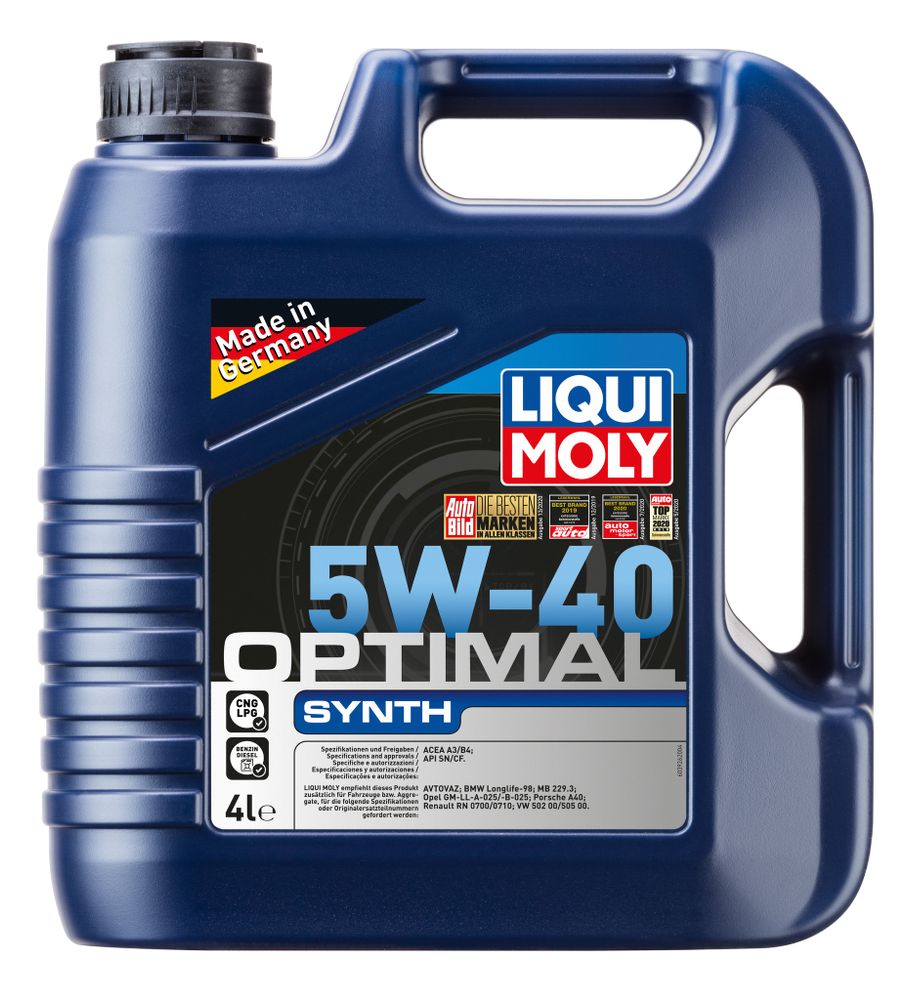 Масло моторное синтетическое  Liqui moly Optimal HT Synth   5W40 4 л