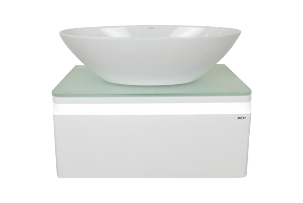 Тумба MISTY Скай - 60 подвесная с 1-им ящ. c умывальником