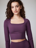 Топ Devi Top in Dark Purple