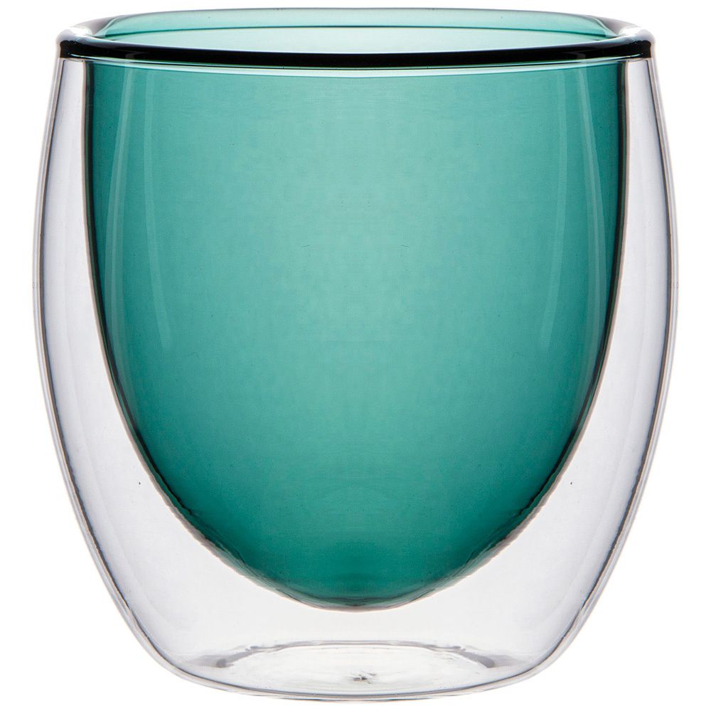 СТАКАН С ДВОЙНЫМИ СТЕНКАМИ "DOUBLE-WALL" 250 МЛ. ДИАМЕТР=8,5 СМ. ВЫСОТА=9 СМ (КОР=48ШТ.)