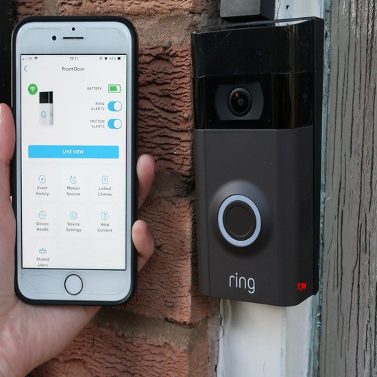 Беспроводной видеозвонок Ring Video Doorbell 2 для iOS/Android