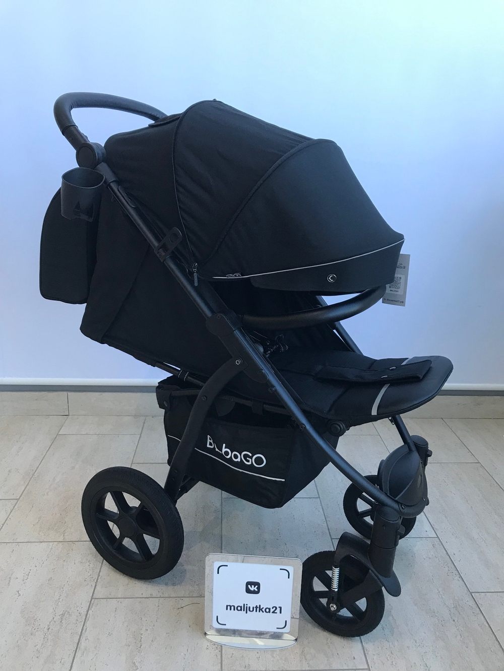 Коляска детская прогулочная арт.BG 114-6 MODEL CROSS AIR цвет Графитовый