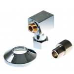 Американка для полотенцесушителя  угл 3/4" x 1/2"  г/ш  (квадрат) 758SCH040504