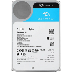 HDD жесткий диск 18TB Seagate SkyHawkAl (ST18000VE002) (SATA 6 Гбит/с, 7200 rpm, 256 mb buffer, для видеонаблюдения)