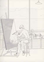 Mystery. Korean Webtoon. Coloring Book