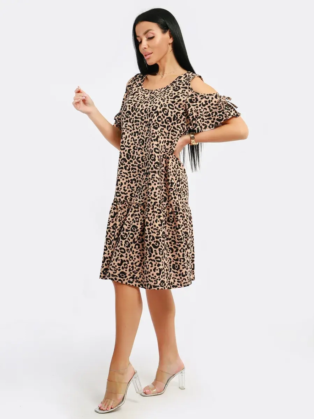 Платье свободное большие размеры