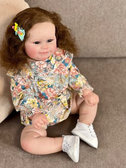 Кукла Реборн мягконабивная 60см в пакете (FA-354)