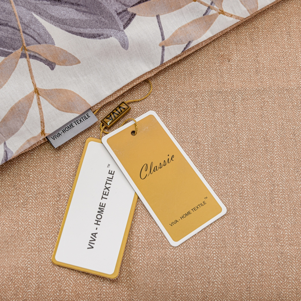 Комплект постельного белья Люкс Сатин 100% хлопок на резинке AR361