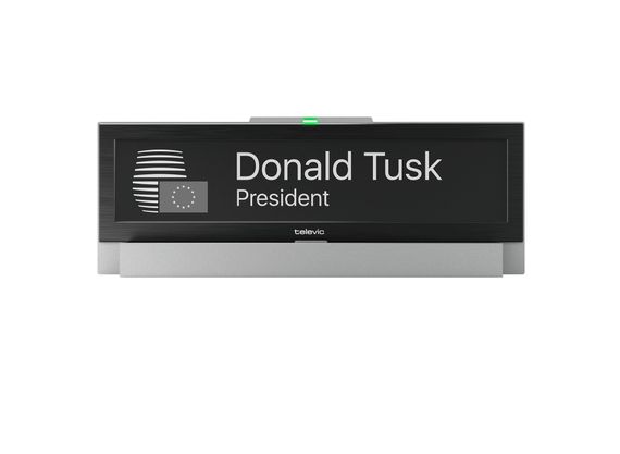 Televic Plixus NP Двусторонняя табличка для обозначения имени делегата на базе технологии E-Ink