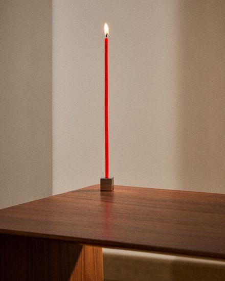 Набор Solvin из 20 красных свечей