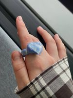 Кольцо Сердце, стекло