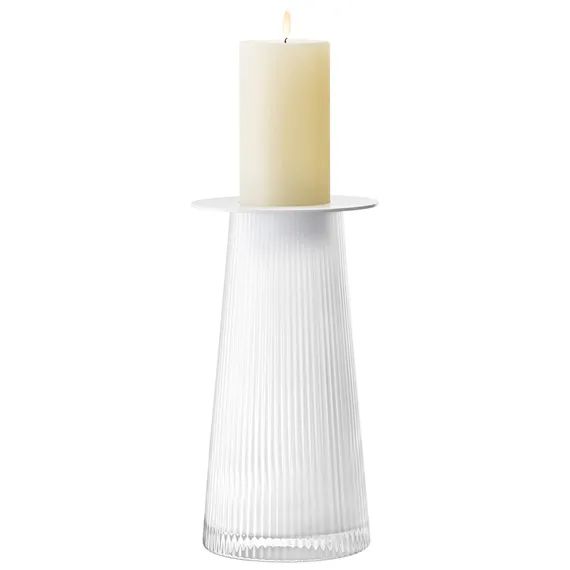 Ваза beacon, 30 см, белая