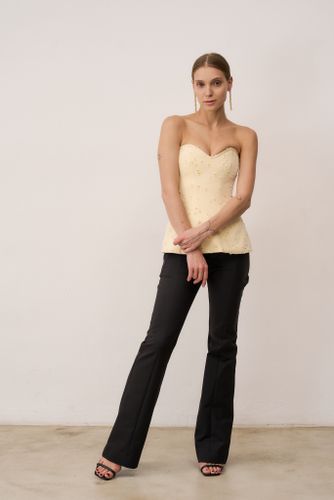 Корсет джинсовый