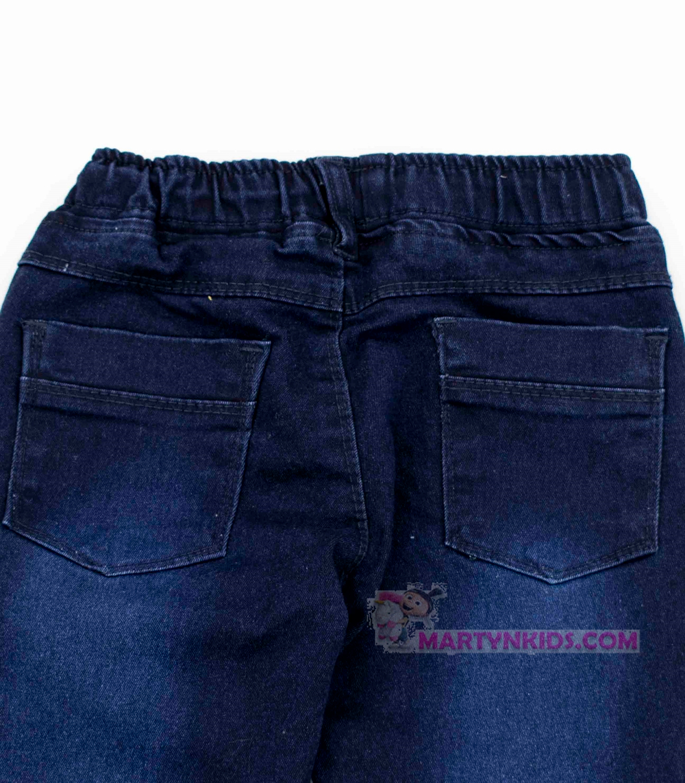 джинсы на резинке плотные GOCER подросток 3906