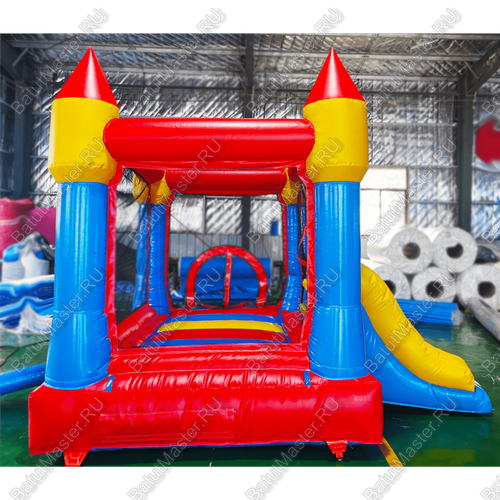 Надувной батут "Мини-Замок" 3,5*3*2,8 м.