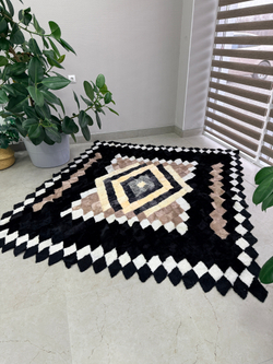 Покрывало меховое ковер из шкуры овчины