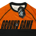Детский Рашгард GROUND GAME IBJJF оранжевый