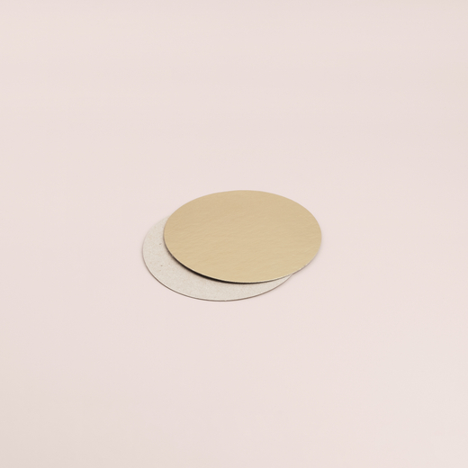 Подложка для торта круглая D12 см (золото) 0,8 мм