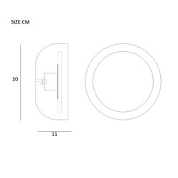 Бра Loke D20 Blue By Imperiumloft