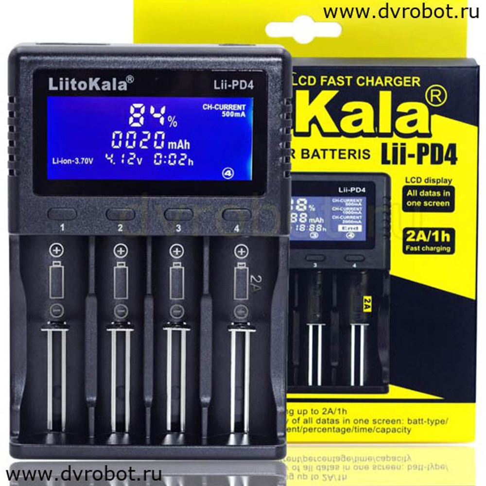 Универсальная зарядка Liitokala Lii-PD4