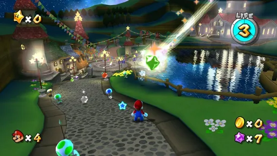 Nintendo Wii Super Mario Galaxy (Б/У, Английская версия)