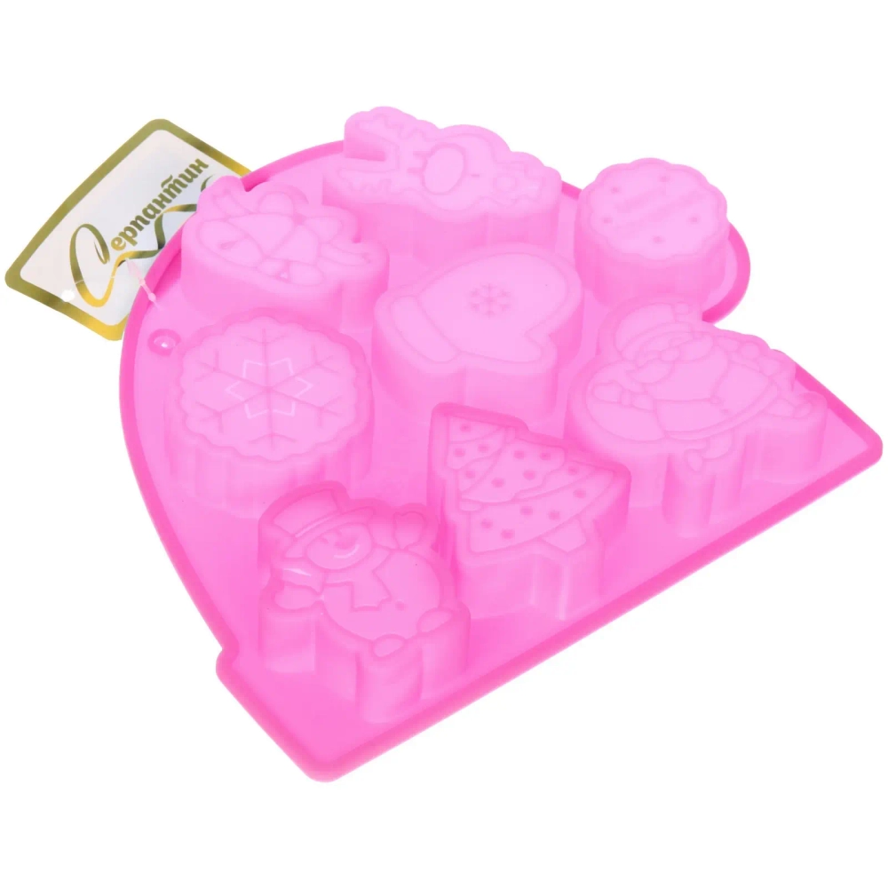 Форма силиконовая «Новогодний колпак» 19,5*18,3*2,3см