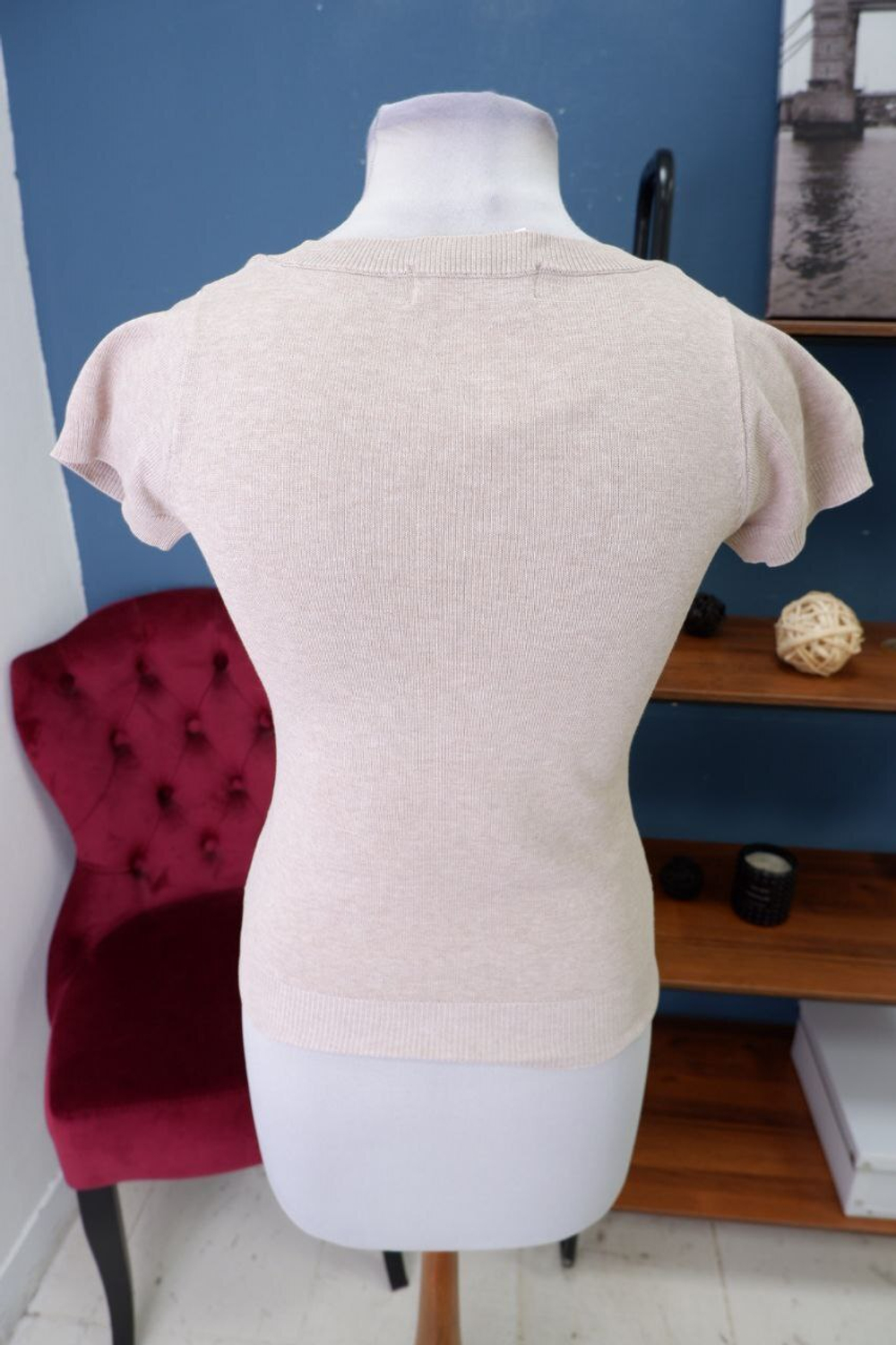 Футболка Zara вязаная 44 размер