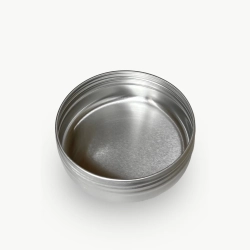 Банка алюминий 100 мл серебро широкая