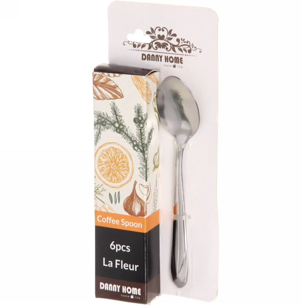 Набор кофейных ложек 6шт «Grace» в подарочной коробке