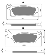 Колодки тормозные Goldfren 310 K5