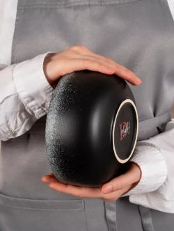 Тарелки 2 салатника глубокие матовые для супа фарфор 16 см