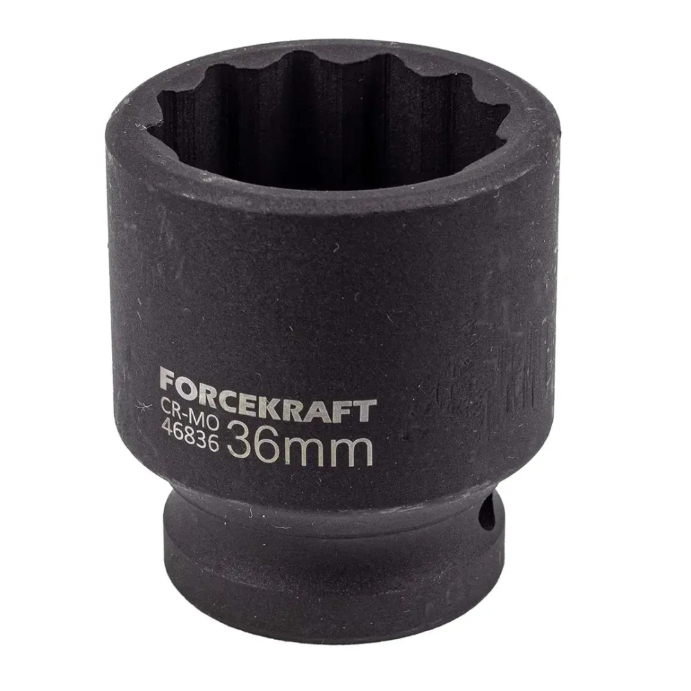 Головка ударная 36мм 3/4''12гр. FORCEKRAFT FK-46836