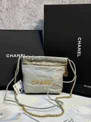 Сумка Chanel 22 mini серый