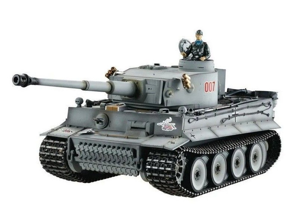 Радиоуправляемый танк Taigen Tiger I (ранняя версия) с инфракрасной пушкой, дымом и звуковыми эффектами, масштаб 1:16, 2.4G V3