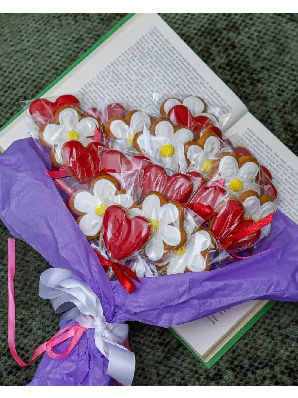 Букет имбирных пряников, 21 шт.