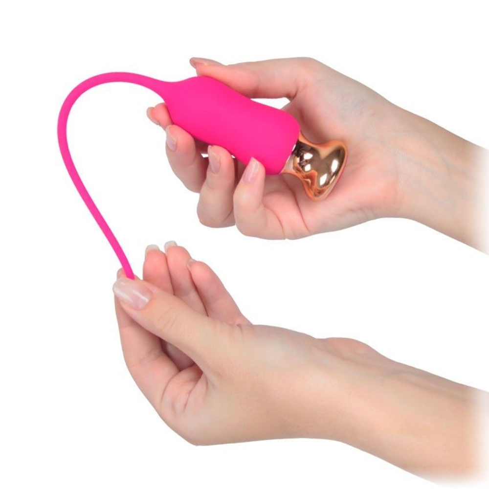 Розовый тонкий стимулятор Nipple Vibrator - 23 см. (Цвет: розовый)