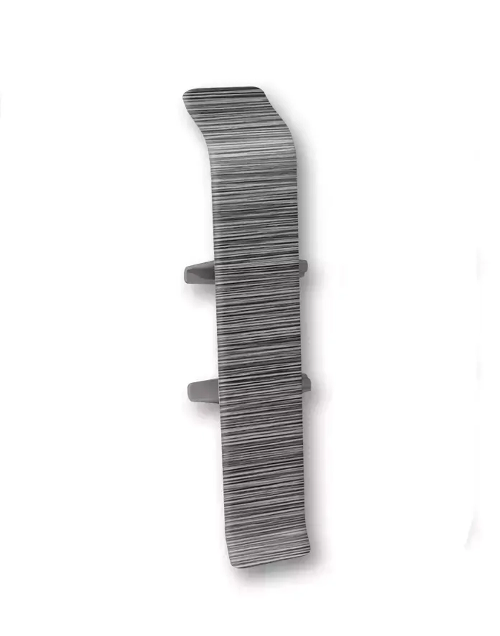 Соединение Плинтуса Deconica Д55, 187 Алюминий темный, (1 шт)