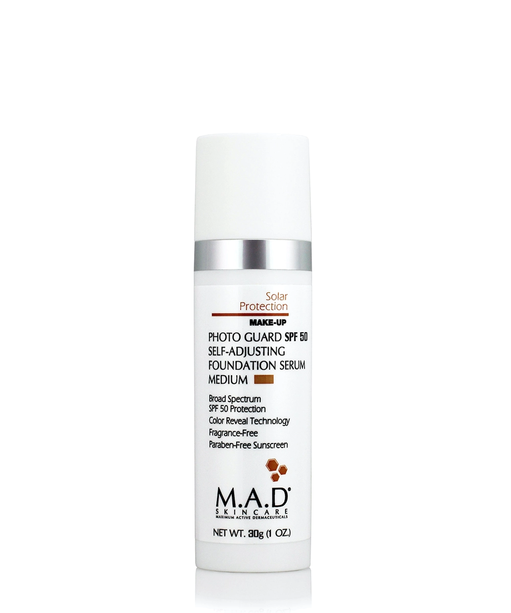 M.A.D. Photo Guard SPF 50 Self Adjusting Foundation Serum Medium | Сыворотка-основа под макияж с защитой SPF50 Medium, 30 г