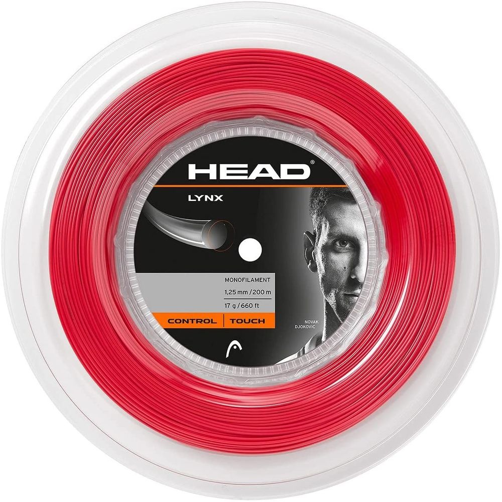 Струны для тенниса HEAD LYNX Red Бобины 200 м