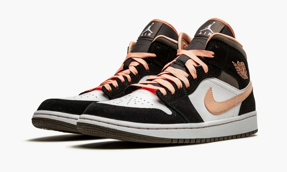 Air Jordan 1 Mid SE WMNS "Peach Mocha"